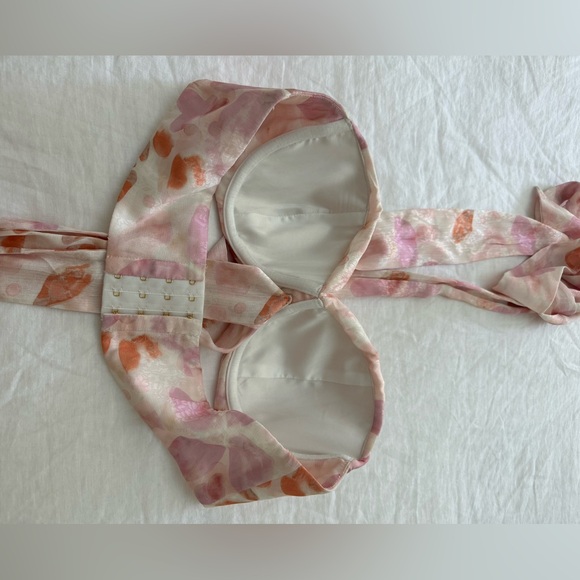 Revolve X House of Harlow 1960 Tammy Top With Watercolor Floral Print - Picture 5 of 7